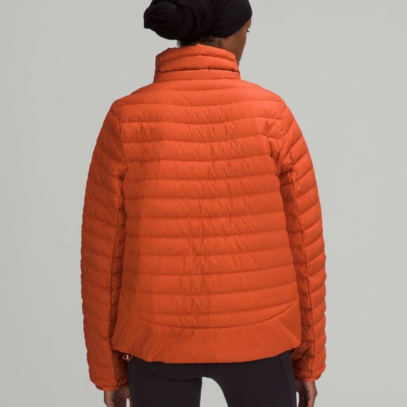 Lululemon Lightweight Relaxed Fit Down Jacket Canyon Orange size 8 - Picture 13 of 13
